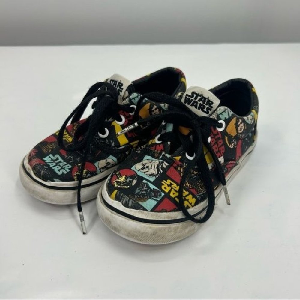 Vans x Star Wars May the Force be with You Toddler Low Top Sneakers Size 7.5